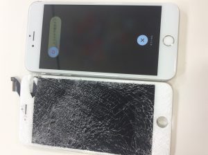 iPhone6splus変型破損アフター